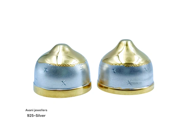 Avani Jewellers Silver Nariyal - 11.02, 2 INCH, Golden White