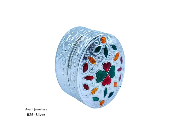 Avani Jewellers Silver Sindoor Dibiya - 16.27, 1.4 INCH