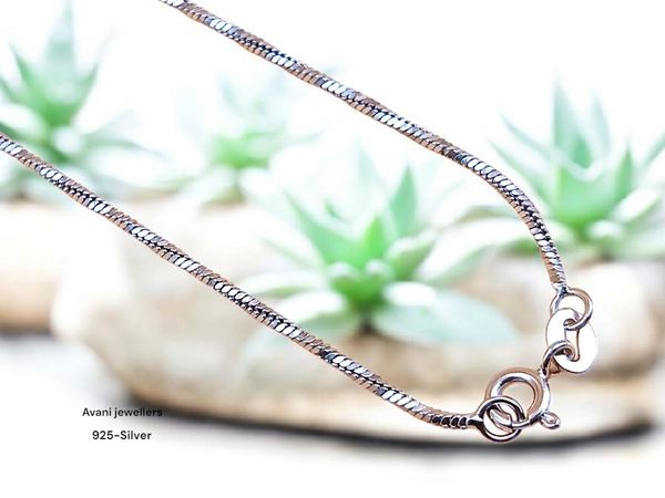 Avani Jewellers Silver Italian Chain - 4.02, 18 INCH