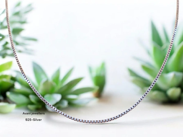 Avani Jewellers Silver Italian Chain - 3.41, 18 INCH