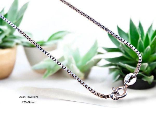 Avani Jewellers Silver Italian Chain - 3.41, 18 INCH