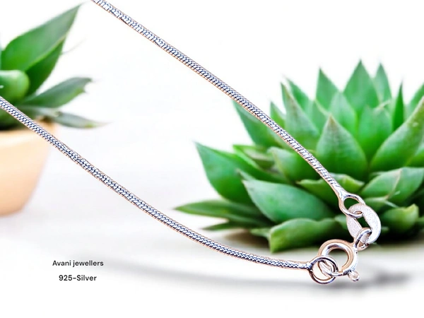 Avani Jewellers Silver Italian Chain - 3.67, 18 INCH
