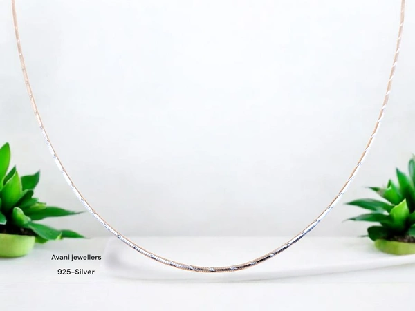Avani Jewellers Silver Italian Chain - 3.22, 18 INCH