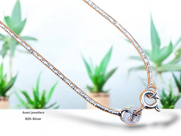 Avani Jewellers Silver Italian Chain - 5.08, 18 INCH