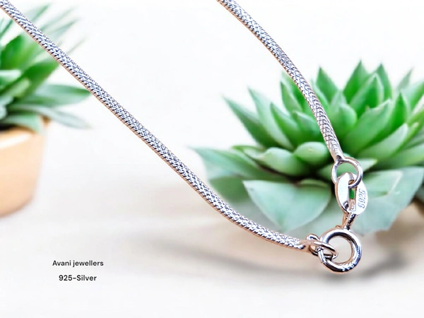 Avani Jewellers Silver Italian Chain - 4.85, 18 INCH