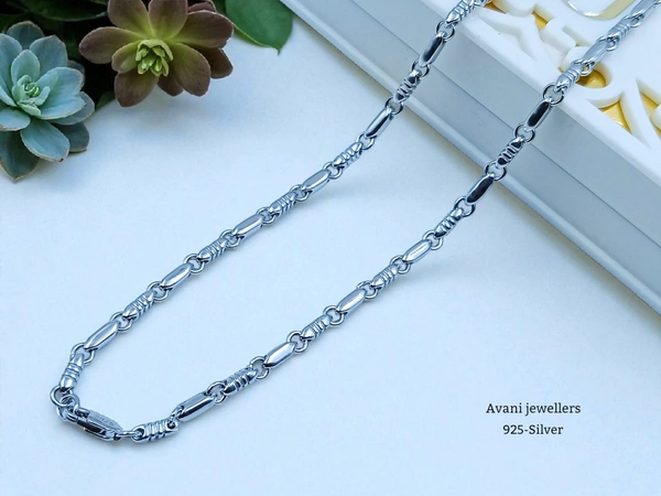 Avani Jewellers Silver Italian Chain - 21.29, 21 INCH