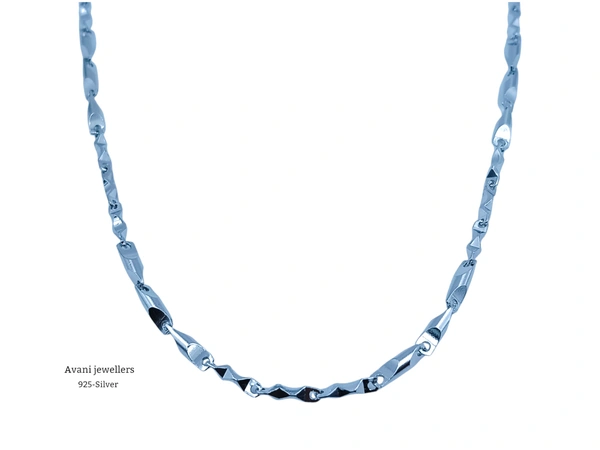 Avani Jewellers Silver Italian Chain - 19.71, 24 INCH
