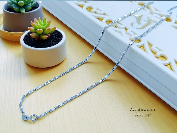 Avani Jewellers Silver Italian Chain - 9.39, 20 INCH