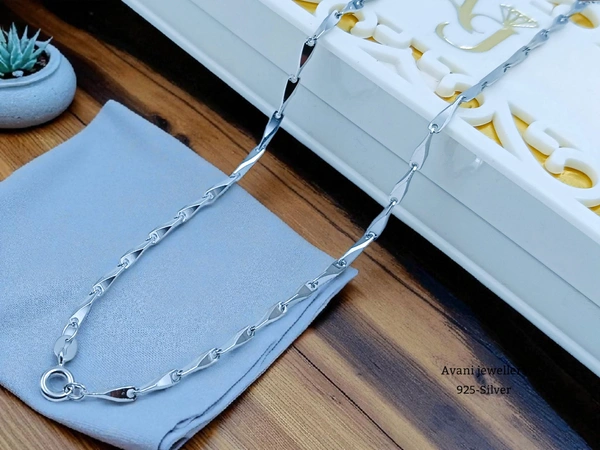 Avani Jewellers Silver Italian Chain - 10.14, 20 INCH