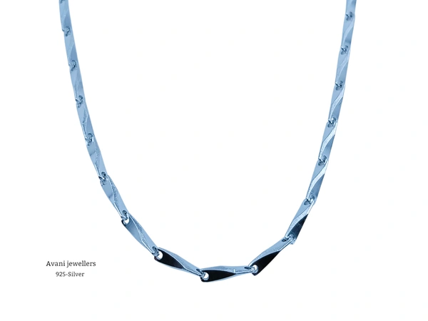 Avani Jewellers Silver Italian Chain - 10.14, 20 INCH