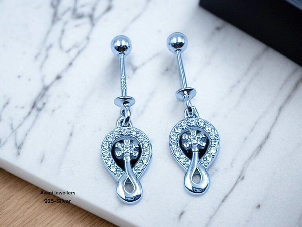 Avani Jewellers Silver Upper Ear Tops - 1.5