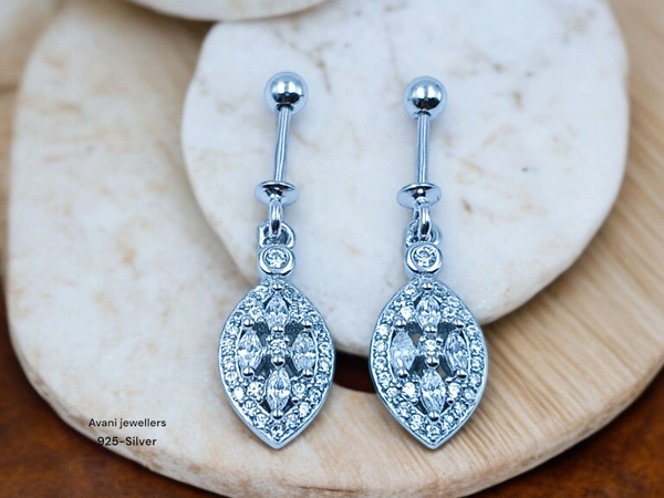 Avani Jewellers Silver Upper Ear Tops - 2.1