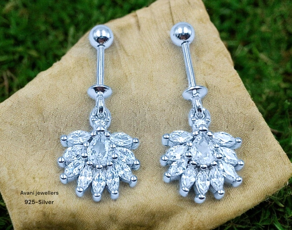 Avani Jewellers Silver Upper Ear Tops - 2.2