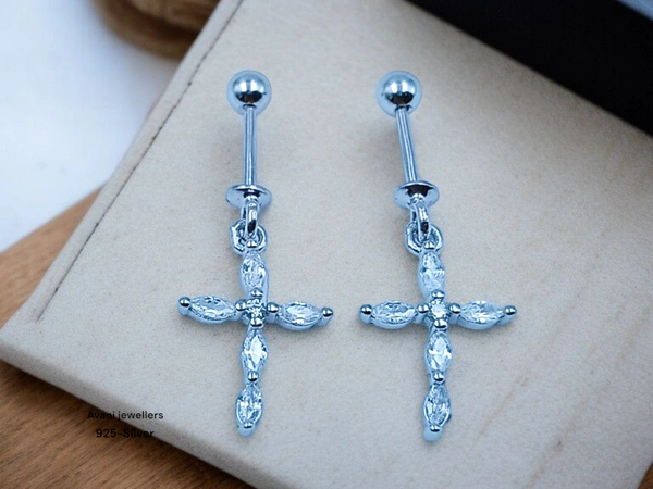 Avani Jewellers Silver Upper Ear Tops - 1.09