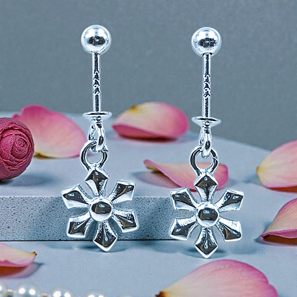 Avani Jewellers Silver Upper Ear Tops - 1.38