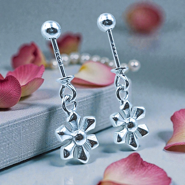Avani Jewellers Silver Upper Ear Tops - 1.4