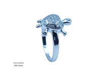 Avani Jewellers Silver Tortoise Fancy Ring - 3.07, 14