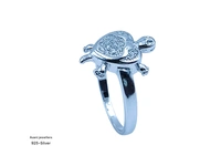 Avani Jewellers Silver Tortoise Fancy Ring - 3.05, 14