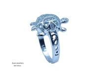 Avani Jewellers Silver Tortoise Fancy Ring - 5.42, 23