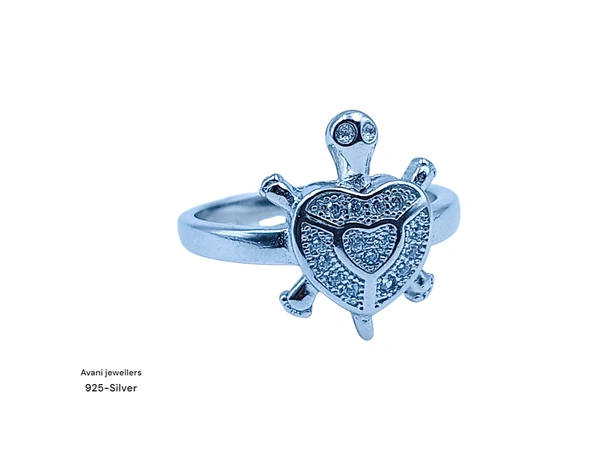 Avani Jewellers Silver Tortoise Fancy Ring - 2.94, 14