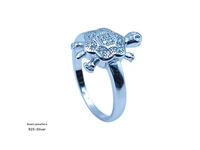 Avani Jewellers Silver Tortoise Fancy Ring - 3.04, 13