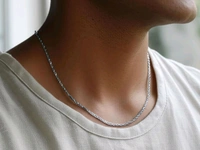 Avani Jewellers Silver Gents Chain - 4.55, 20