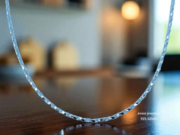 Avani Jewellers Silver Gents Chain - 4.55, 20