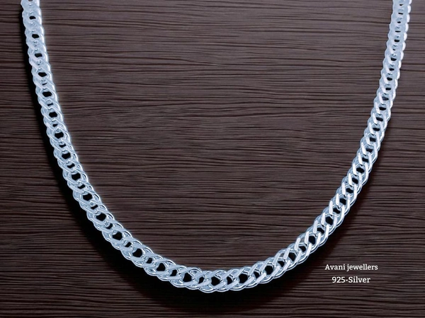 Avani Jewellers Silver Gents Chain - 10.9, 20