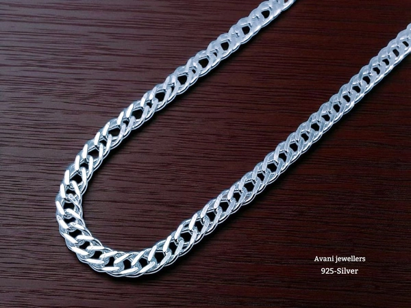 Avani Jewellers Silver Gents Chain - 10.9, 20