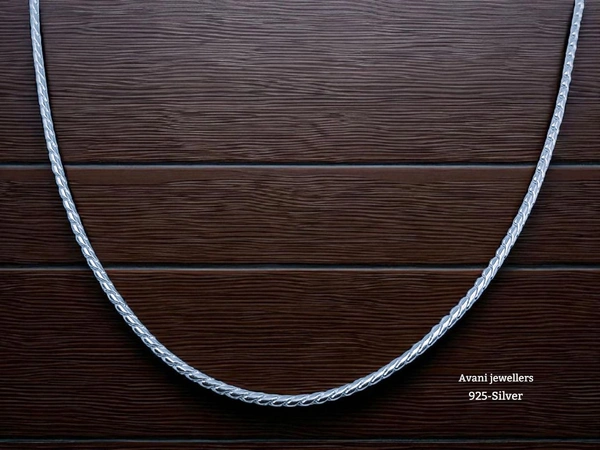 Avani Jewellers Silver Gents Chain - 7.84, 20