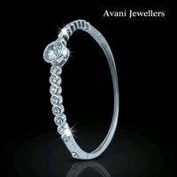 Avani Jewellers Silver Ladies Fancy Kade - 10.93, Free Size