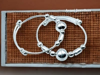 Avani Jewellers Silver Baby Plain Kade - 15.79, Adjustable