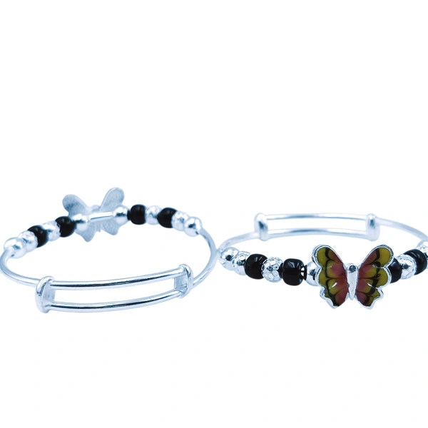 Silver Baby Plain Kade - 16.35, Adjustable