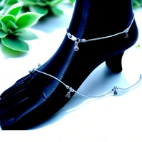 Silver Fancy Paayal - 13.25, 10.5 Inch