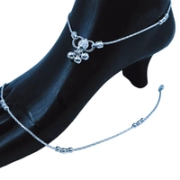 Silver Fancy Paayal - 15.8, 10.5 Inch