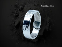 Avani Jewellers Silver Gents Bands - 3.52, 21