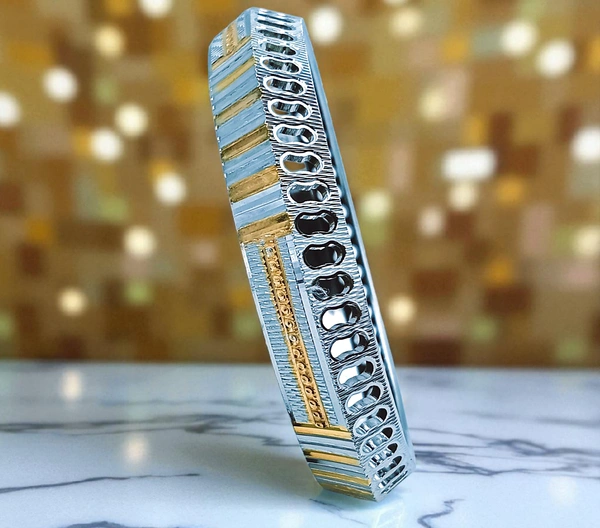 Avani Jewellers Silver Gents Kade - 51.26, 2.12 INCH