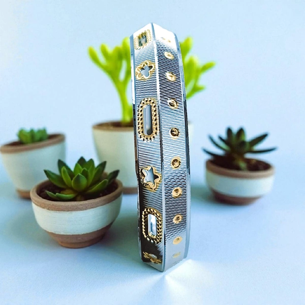 Avani Jewellers Silver Gents Kade - 57.03, 2.10 INCH