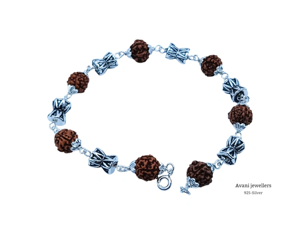 Avani Jewellers Silver Gents Bracelet - 5.95, 7.5 inch