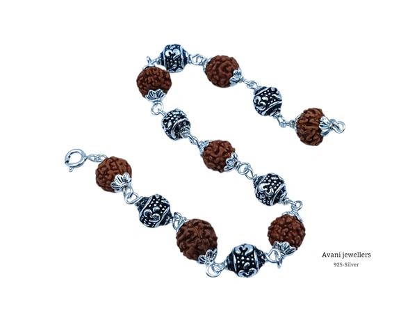 Avani Jewellers Silver Gents Bracelet - 5.95, 7.5 inch