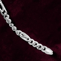 Avani Jewellers Silver Gents Bracelet - 7.9, 8.5 INCH