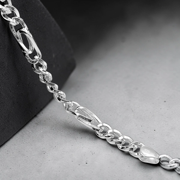 Avani Jewellers Silver Gents Bracelet - 7.9, 8.5 INCH
