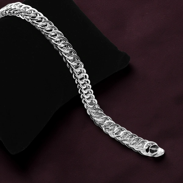 Avani Jewellers Silver Gents Bracelet - 10.78, 8.7 INCH