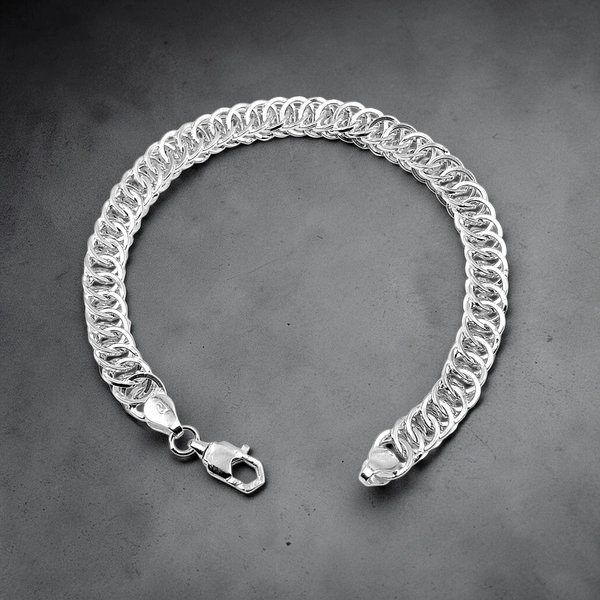 Avani Jewellers Silver Gents Bracelet - 10.78, 8.7 INCH