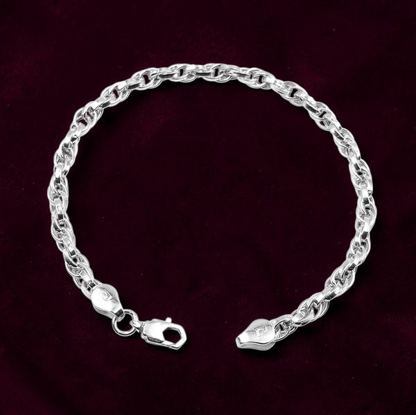 Avani Jewellers Silver Gents Bracelet - 6.43, 8.5 INCH
