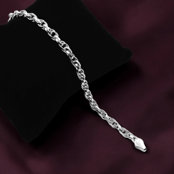 Avani Jewellers Silver Gents Bracelet - 6.43, 8.5 INCH