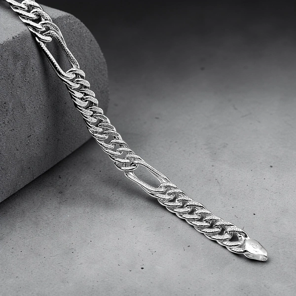 Avani Jewellers Silver Gents Bracelet - 9.86, 8.6 INCH