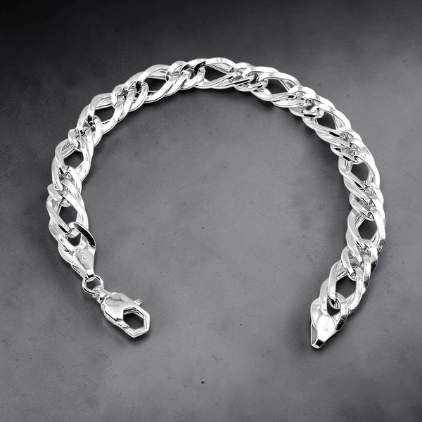 Avani Jewellers Silver Gents Bracelet - 8.4, 8.4 INCH