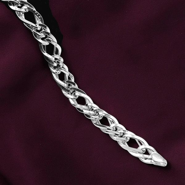 Avani Jewellers Silver Gents Bracelet - 8.4, 8.4 INCH