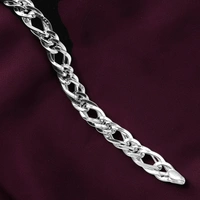 Avani Jewellers Silver Gents Bracelet - 8.4, 8.4 INCH